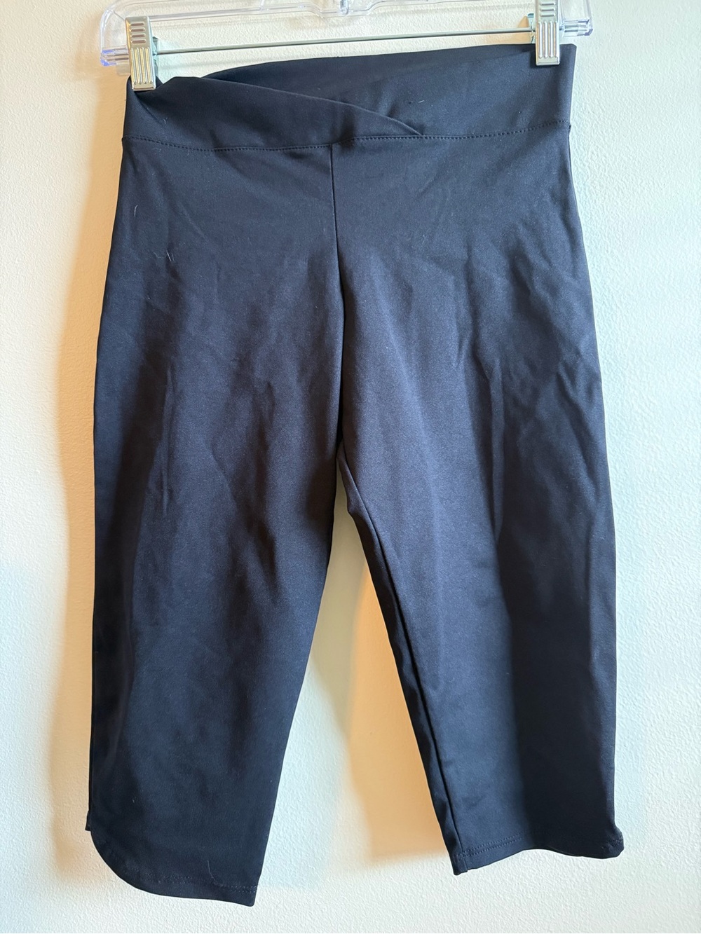 Capezio Black Cropped Dance Leggings